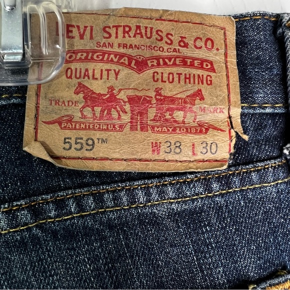 Levi’s 559 Relaxed Straight Fit Jeans in Range Men’s Size 38x30 - Picture 6 of 10